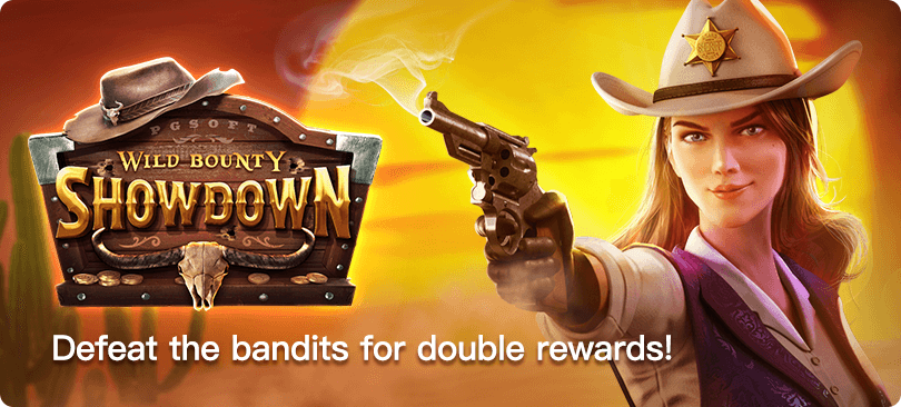Artwork Wild Bounty Showdown dari katalog PG Soft